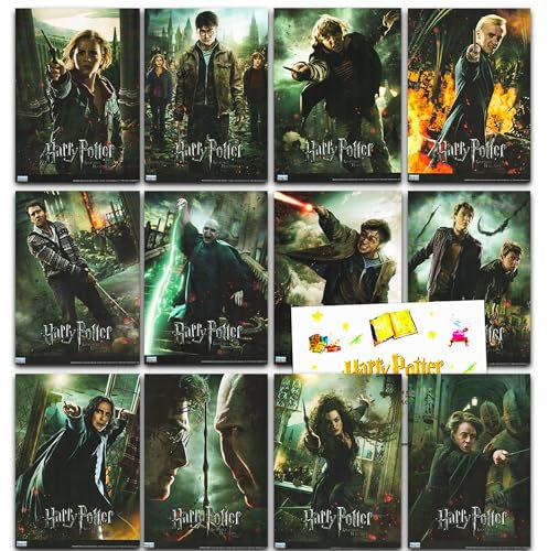Harry Potter Posterbuch-Super-Set ~ 12 Hogwarts-Poster mit Harry, Ron, Hermine und mehr (Hogwarts Room Decor) (Harry Potter Posters)