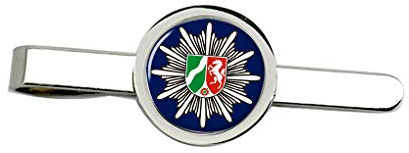 Giftshop UK Polizei Nordrhein-Westfalen Krawattenklammer aus Resin in Silber für Herren im Büro