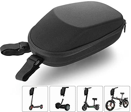 Twilight Garage Electric Scooter Storage Bag - Durable Multi-Purpose Hard Shell Scooter Handlebar Bag for Electric Kick Scooters, Self Balancing Scooters, Folding Bike