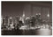 Wandbild Skyline New York Manhatten Night - 120cm x 80cm Acrylglas 5mm + Rückrahmen