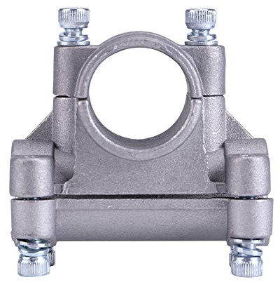 Entatial Strimmer Handle Bracket, Silver Aluminium Alloy Handle Bracket Clamp For Fixed Your Strimmer/Trimmer/Brushcutter Tube Handlebar(26mm)