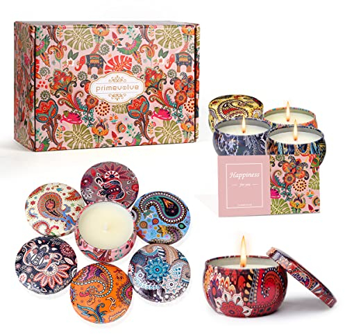 Duftkerzen Geschenke für Frauen, 12 Stück 2.5 OZ Aromatherapie Kerzen Duftkerzen, Geburtstagsgeschenk für Frauen, Duftkerzen für Geburtstag, Valentinstag, Bad,Yoga