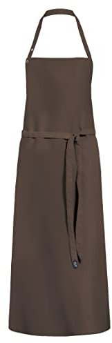 GREIFF gastro moda Service Latzschürze 77x100 Braun Modell 40440