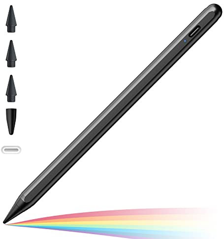 Penna per iPad 2024-2018,Cisteen con Sensibile all'inclinazione & Rigetto del palmo Pencl per Apple iPad Pro 11/13 M4,iPad Air 11/13 M2,iPad 10/9/8/7/6,iPad Pro 11/12.9, iPad Air 5/4/3, iPad Mini 6/5