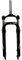 Snow Bike Forcella 26 Pollici Fat Bike Olio Sospensione Forcella 125 Millimetri Di Viaggio Diffusione 135MM 1-1/8 forcella Anteriore Lockout Manuale, Per 4.0 Fat E-Bike ( Color : Matte Black 26'' )