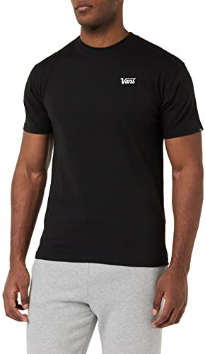 Vans Mini Script, T-shirt Uomo, Black-White BLK1, XS