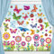 Fensterbilder, 109 Stück Fensterbilder Frühling, Frühlingsdeko, Fensterbilder Sommer, Fensterbilder Blumen, Fensterbilder Schmetterlinge Fenster Sticker, Suncatcher Sticker für Frühling Sommer Ostern