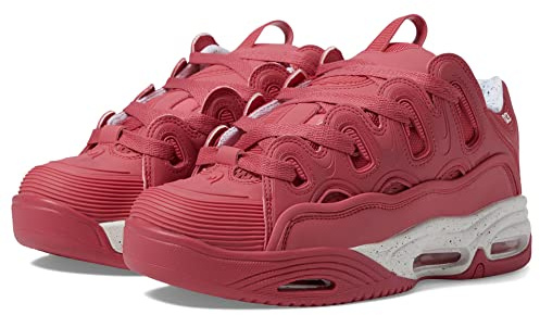Osiris Men's D3 2001 Skate Shoe, Pink/White/Pink, 8.5 UK