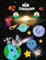 Mein Stickeralbum Space: Leeres Stickerbuch für Kinder, stickeralbum leer zum sammeln