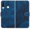JayModCase Mobile Phone Case for Huawei P30 Lite, with Card Slot, Stand Function, Magnetic, PU Leather Case, Folio Flip Case Compatible with Huawei P30 Lite - Blue