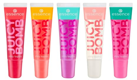 essence cosmetics Essence - 5 Stück Juicy Bomb Shiny Lipgloss Lipgloss - 101/102/103/104/105