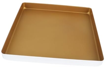 Zerodeko Teglia Da Forno Antiaderente Quadrata Per Pizza e Torte Facile Rimozione e Perfetta Per Cottura Cucina e Deliziosi Dessert