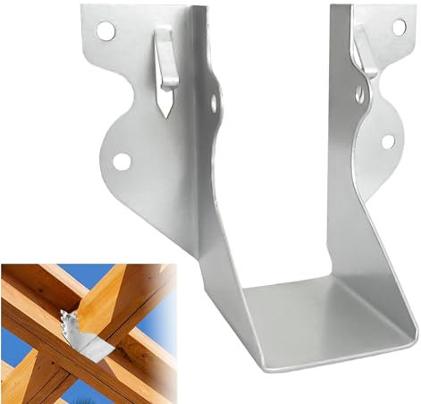 [15 piezas] Soportes de amarre para vigas de 2 x 4 pulgadas LU24 calibre 20 Zmax galvanizados para vigas de madera para lazos de huracán ampliamente aplicables