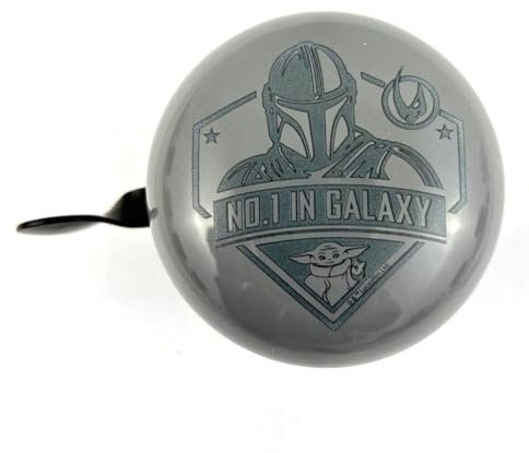 Lizenzprodukt 2-Klang Fahrradklingel Mandalorian Boba FETT, Ø 60mm, Retro Bell