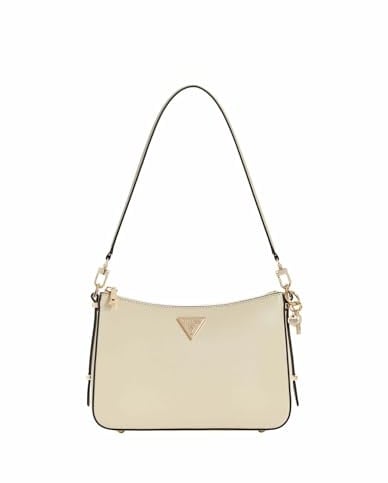 GUESS Daryna Schultertasche, mit Reißverschluss, Knochen, Einheitsgröße, Steingrau, Einheitsgröße