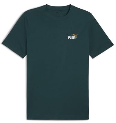 Puma Unisex 2 Color Small No. 1 Logo Tees, Grünes Gelände, XL EU