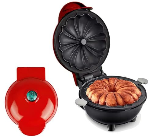 YZRDCXM Mini Pancakes Maker Machine,Countertop Mini Cake Pop Maker,Generic Cake Maker,Household Mini Cake Machine Non-Stick Cooking Surfaces,Pancake Maker for Breakfast Lunch & Snacks