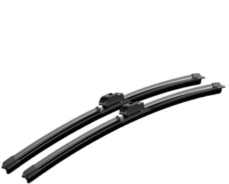 OQRDVVTT Wischerblatt Set Für Smart Für ForTwo 450 451 453 1998–2019 2 Stück Scheibenwischerblätter Für Die Frontscheibe 2000 2004 2008 2014 2018 Wischerblätter(Black,451 (2007-2014))