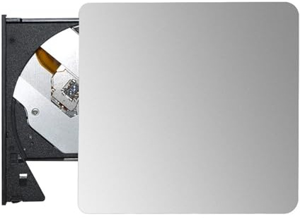 YFDGD BluRay External Optical Drive 4K Blu-Ray Burner CD DVD Drive Player USB3.0 DVD Players Writer Reader For Computer Compact Easy Use