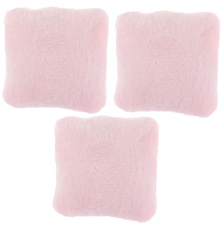 Alipis Puppenhaus Sofa Kissen Set 3 Stück Miniatur-Puppenhausmöbel Mini-Couchkissen Weiche Sofakissen Für Puppenhaus Wohnzimmer Dekoration Modell Zubehör 1.57X1.57X1.18in