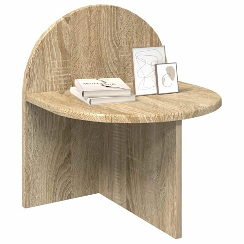vidaXL Nachttisch 2 pcs Sonoma-Eiche 40 x 35,5 x 45,5 cm Holzwerkstoff, Bettzimmer Must-Haves, moderner Nachttisch, praktischer Beistelltisch, schickes Mobiliar für stilvolle Deko