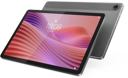 Lenovo Tab 10.1 4G-LTE Tablet | MediaTek Helio G85 | 4GB RAM | 64GB Storage | Mali-G52 Graphics | Android 14 | 4G LTE + WiFi | Luna Grey