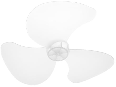 STOBAZA Replacement Fan Blades for Electric Fans 14-16 Inch Plastic Three Blades Design Low Noise Easy to Install Accessory