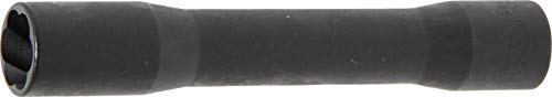 BGS 5264-17 | Twist Socket (Spiral Profile) / Screw Extractor, deep | 12.5 mm (1/2) Drive | 17 mm