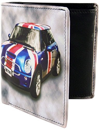 Leder Geldbörse mit Classic Union Jack Mini drucken