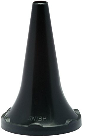 Heine Fibralux otoscooptips 4,0 mm zwart