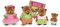 Li’l Woodzeez Bären Tierfamilie Healthnuggle – 4 weiche Tierfiguren mit Bilderbuch auf Englisch – Spielzeug Tiere Set (5 Teile) Spielzeug für Kinder ab 3 Jahren