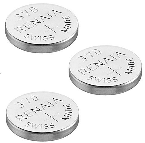 Renata Watch Battery Swiss Made Renata 370 or SR920SW 1.5V (3 x 370 or SR 920 SW)