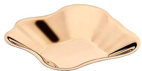 Iittala Schale Aalto 35.8 x 35.8 x 6 cm Gold aus Edelstahl