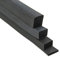 VKP10x15 Vierkantprofil von SMI-Kantenschutzprofi in Schwarz aus EPDM Moosgummi - Moosgummidichtung - Maße: 10x15 mm (1 m)