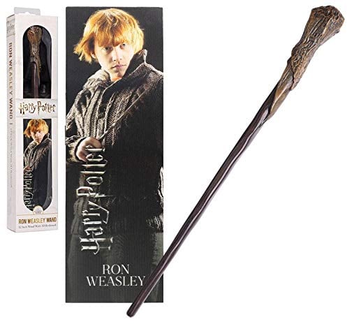 The Noble Collection Harry Potter Baguette Magique Ron Weasley 30 cm + Marque Page 3D