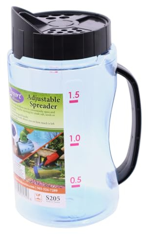 ZENPORT:Zenport 50 oz. Adjustable Fertilizer Spreader for Salt, Seeds or Fertilizer S205