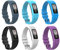 Watbro Kompatibel mit Garmin Vivofit 1 / Vivofit2 Bändern, Black+White+Slate+Navy+Sky Blue+Purple, Large