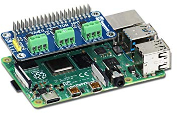 SB COMPONENTS 3-Ch Power Monitoring HAT for Raspberry pi with 3 Channel Current/Voltage/Power Monitor HAT for Raspberry Pi 4B/3B+/3B/2B/B+/A+/Zero and Zero W Raspberry Pi Power Monitoring HAT
