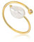 ANIA HAIE Damen-Damenring 925er Silber Süßwasserperle One Size, Gold 32014657