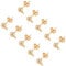 UNICRAFTALE 30pcs Clou Boucles D'Oreilles à Boule D'Or Boucles D'Oreilles 304 Acier Inoxydable avec Boucle Écrous D'Oreille et Anneau de Saut pour Fabriquer Des Boucle D'Oreille