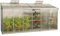GFP Gewächshaus Anlehngewächshaus Eden 26 aus Alu - 436x147 cm - 10 mm Polycarbonat Doppelstegplatten Transparent