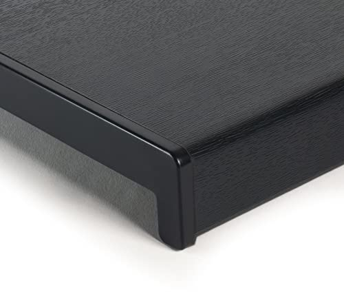 Seiletech.de FENSTERBANK PVC | 20 cm x 110 cm | Graphit | Fensterbrett | für den Innenbereich | Innenfensterbank | Innen | Meterware | Wohnzimmer | Deko | Kunststoff