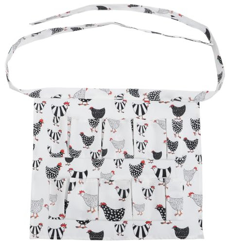 Mobestech Schürzen Ei Wachtelstall Stofftaschen Ente Kochen Für Halter Multi Sammeln Henne Sammeln Gans Halbes Huhn Stil Zubehör Kittelschürze Kollektion Mit Tasche Tief
