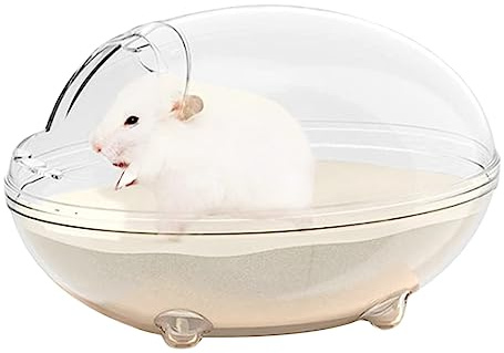 TOKAYIFE Hamster Sandbad, Hamster Bad Hamster Sand Badezimmer Hamstertoilette für Goldene Bären, Gerbil (M)
