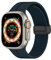 Magnética para Correa Apple Watch 44mm 40mm 45mm 41mm Series 8/7 iWatch se 6 5 4 3 42mm 38mm hombr/Mujer,Bracelet Silicona Deportiva Pulsera Apple Watch Ultra/2 49mm Band strap,medianoche