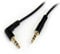 Mr. Gadget's Solutions® 3.5mm Audio Cable - Right Angle 3.5mm to Straight Stereo Jack Audio Earphone Cable - Male/Male - Aux Cable, Black – 2m