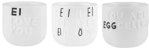 Colour-up Eierbecher 3er-Set mit unterschiedlichen Motiven - Räder Design