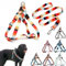 Hundegeschirr und Leine, hübsches Muster, Anti-Zug-Hundegeschirr, Welpenweste, Outdoor, bequemes Spazierengehen für kleine, mittlere und große Hunde, Mops, Bulldogge, Mastiff, Orange, Größe XL