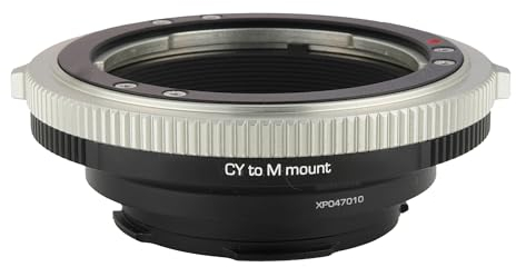 XPIMAGE Objektivadapterring für Contax Yashica CY-Objektive an Leica M-Kamera