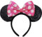 DRESHOW Oreilles de Souris Arc Bandeaux Paillettes Décoration de Fête Cosplay Costume pour Filles et Femmes